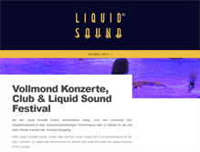 Tablet Screenshot of liquidsound.com