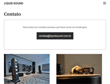 Tablet Screenshot of liquidsound.com.br