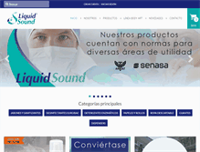 Tablet Screenshot of liquidsound.com.ar